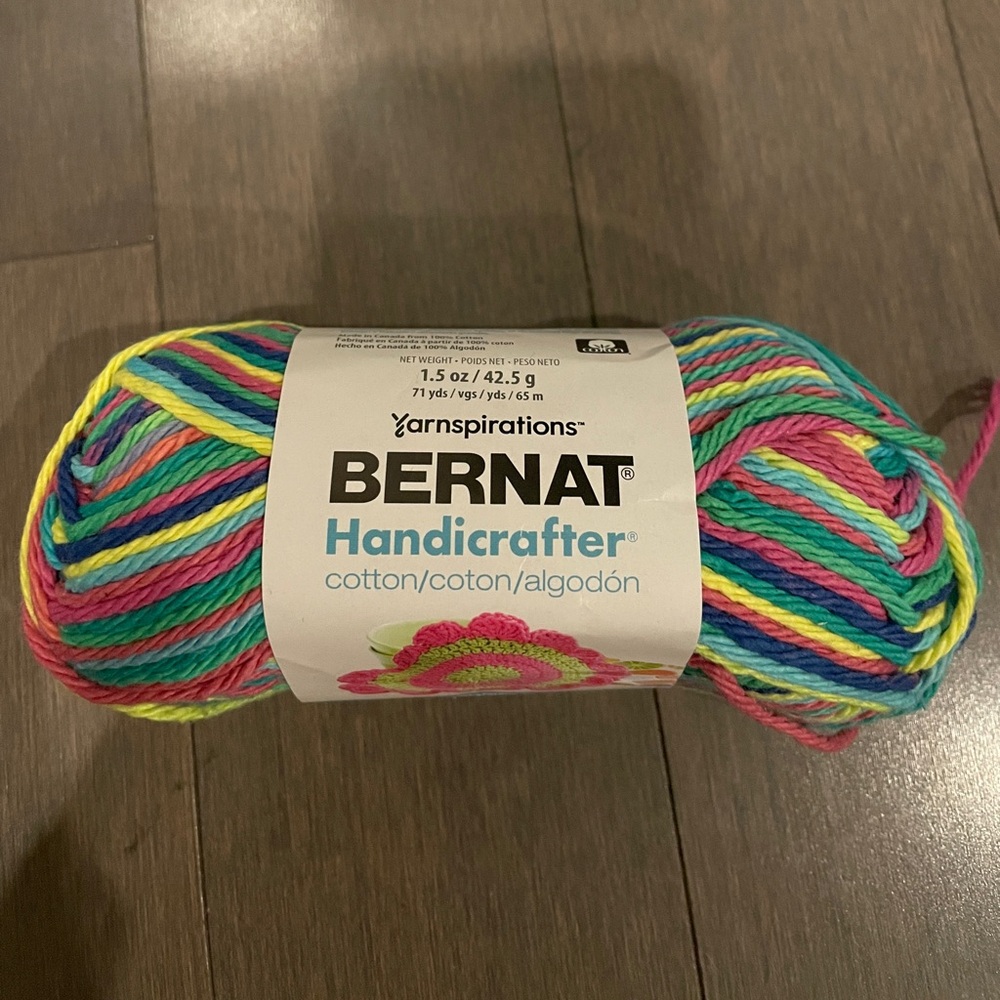 Bernat Handicrafter Cotton Multicolor Yarn
